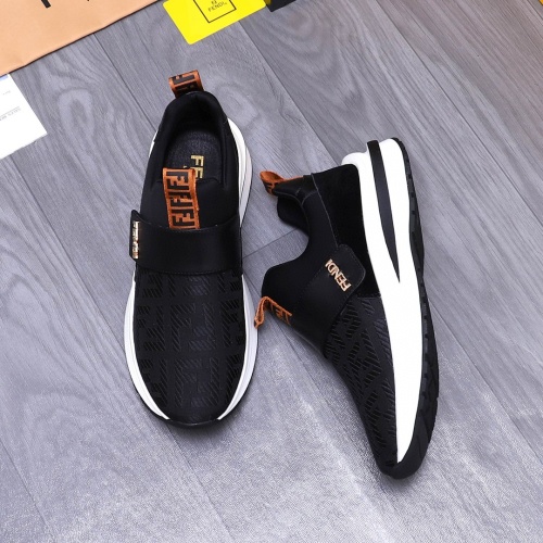 Replica Fendi Casual Shoes For Men #1257146 $80.00 USD for Wholesale