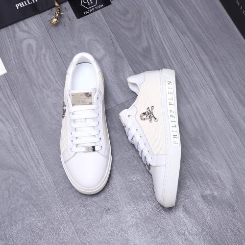 Replica Philipp Plein PP Casual Shoes For Men #1257155 $72.00 USD for Wholesale