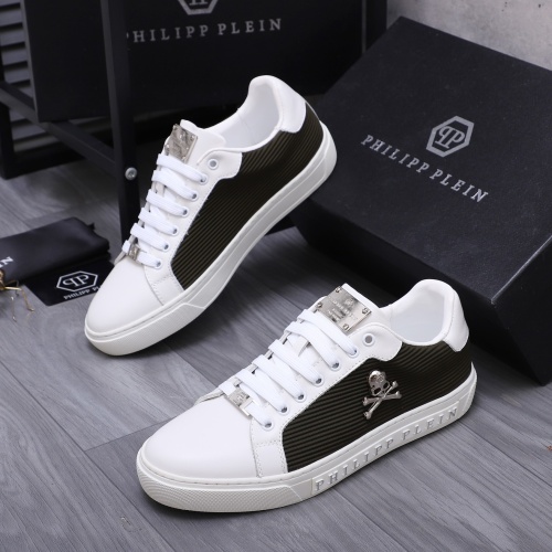 Wholesale Philipp Plein PP Casual Shoes For Men #1257157 $72.00 USD, Wholesale Quality Replica Philipp Plein PP Casual Shoes