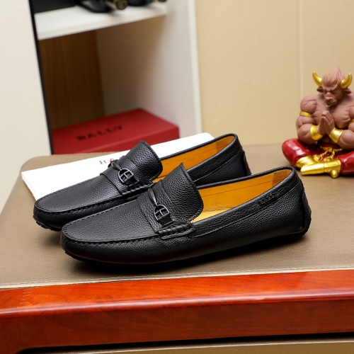 Replica Bally Leather Shoes For Men #1257166 $72.00 USD for Wholesale