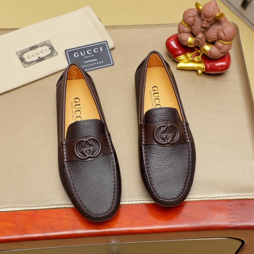 Wholesale Gucci Oxfords Shoes For Men #1257174 $68.00 USD, Wholesale Quality Replica Gucci Oxfords Shoes