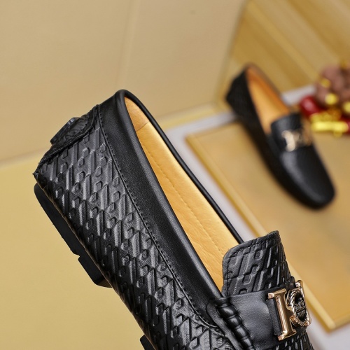 Replica Hermes Leather Shoes For Men #1257191 $68.00 USD for Wholesale