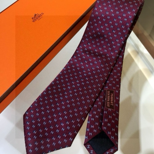 Replica Hermes Necktie For Men #1257299 $38.00 USD for Wholesale