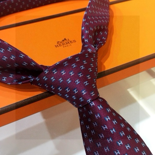 Replica Hermes Necktie For Men #1257299 $38.00 USD for Wholesale