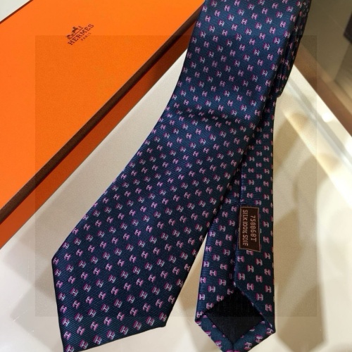 Replica Hermes Necktie For Men #1257300 $38.00 USD for Wholesale