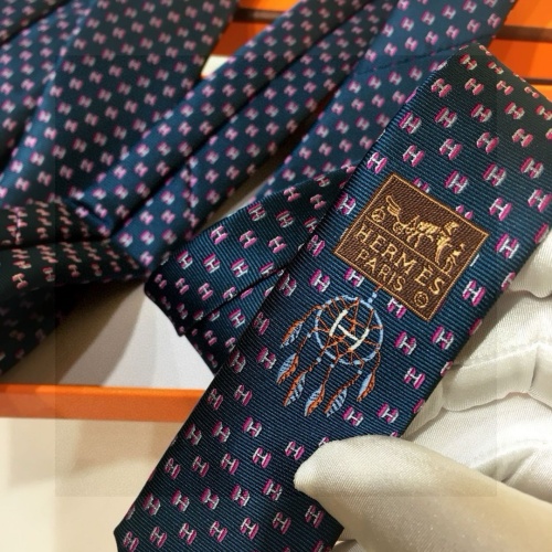 Replica Hermes Necktie For Men #1257300 $38.00 USD for Wholesale