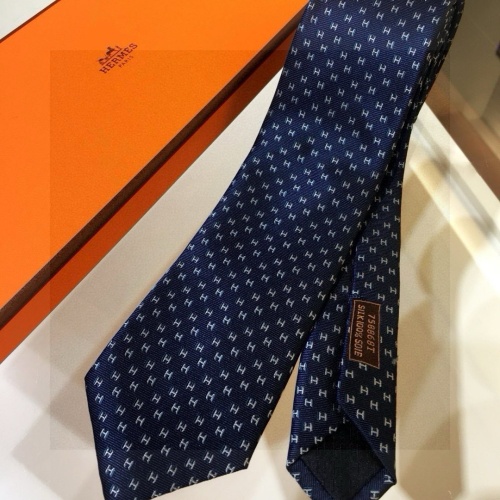 Replica Hermes Necktie For Men #1257303 $38.00 USD for Wholesale