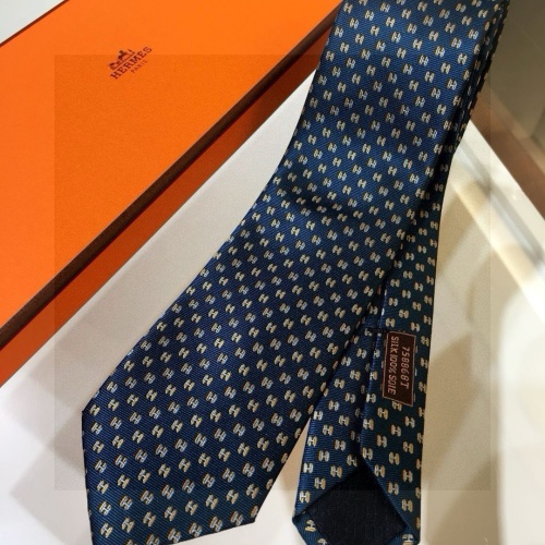 Replica Hermes Necktie For Men #1257304 $38.00 USD for Wholesale