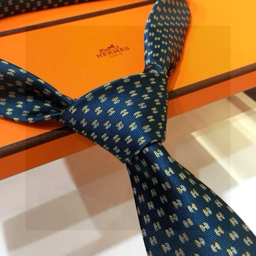 Replica Hermes Necktie For Men #1257304 $38.00 USD for Wholesale