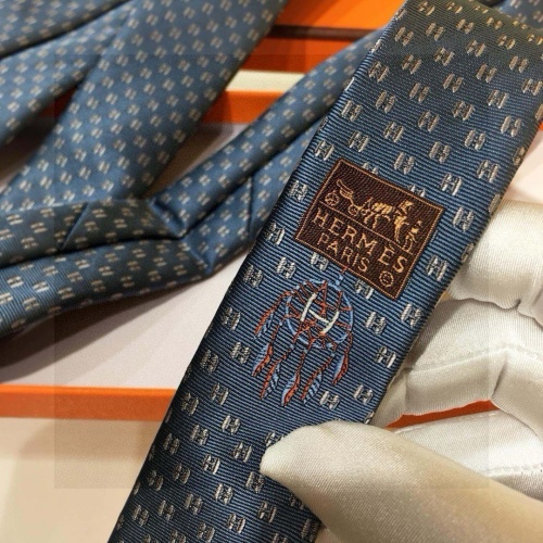 Replica Hermes Necktie For Men #1257305 $38.00 USD for Wholesale