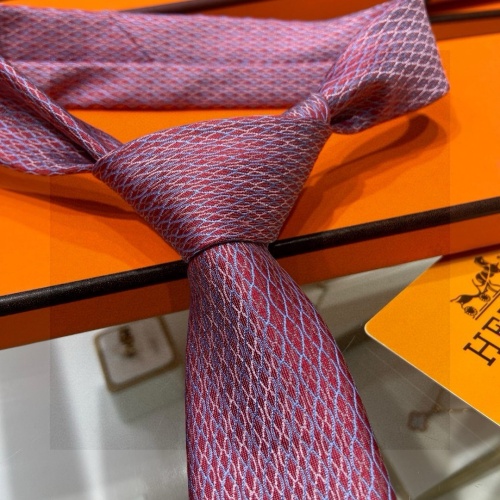 Replica Hermes Necktie For Men #1257306 $38.00 USD for Wholesale