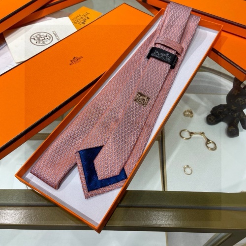 Replica Hermes Necktie For Men #1257307 $38.00 USD for Wholesale