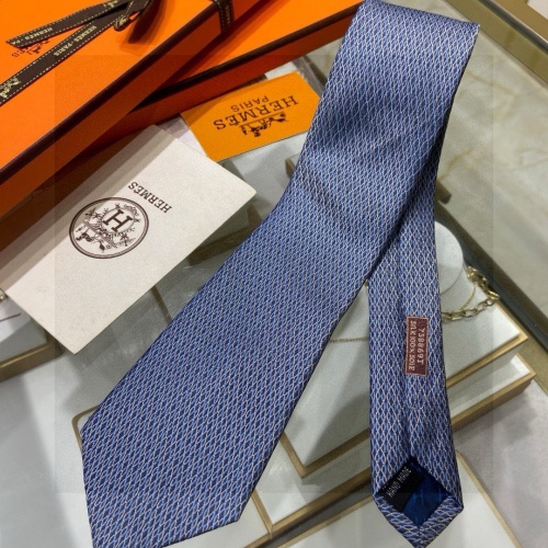 Replica Hermes Necktie For Men #1257308 $38.00 USD for Wholesale