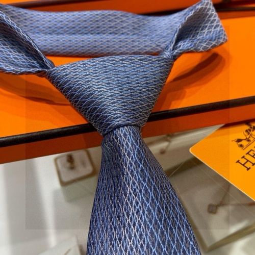 Replica Hermes Necktie For Men #1257308 $38.00 USD for Wholesale