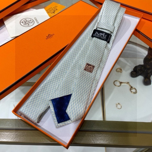 Replica Hermes Necktie For Men #1257309 $38.00 USD for Wholesale