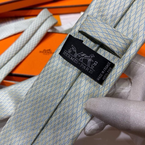 Replica Hermes Necktie For Men #1257309 $38.00 USD for Wholesale