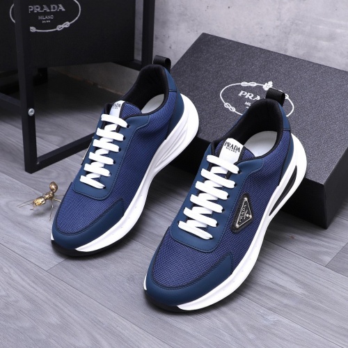 Replica Prada Casual Shoes For Men #1257414 $80.00 USD for Wholesale