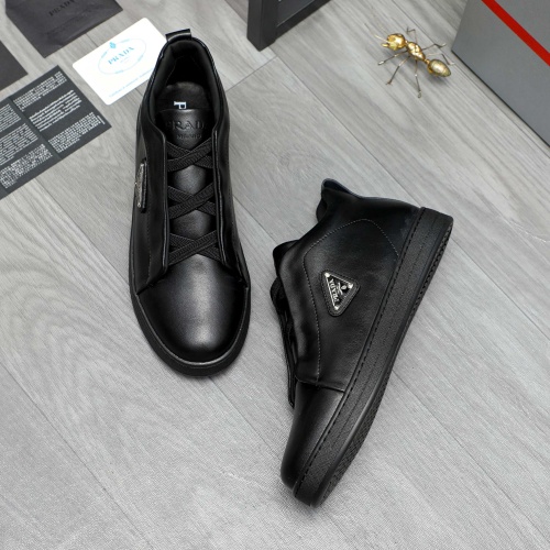 Replica Prada High Top Shoes For Men #1257421 $88.00 USD for Wholesale