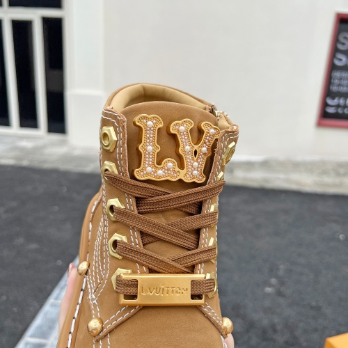 Replica Louis Vuitton Boots For Women #1257435 $128.00 USD for Wholesale