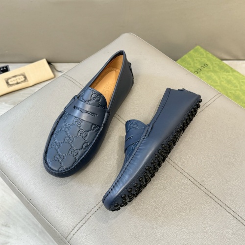 Wholesale Gucci Oxfords Shoes For Men #1257456 $85.00 USD, Wholesale Quality Replica Gucci Oxfords Shoes