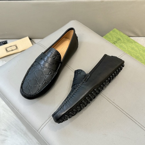 Wholesale Gucci Oxfords Shoes For Men #1257457 $85.00 USD, Wholesale Quality Replica Gucci Oxfords Shoes