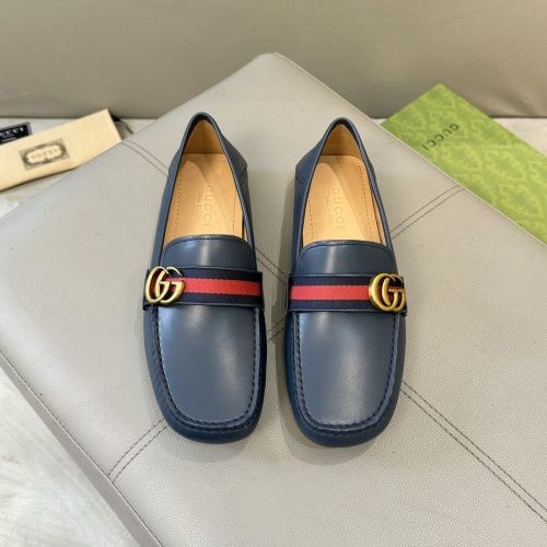 Wholesale Gucci Oxfords Shoes For Men #1257463 $85.00 USD, Wholesale Quality Replica Gucci Oxfords Shoes