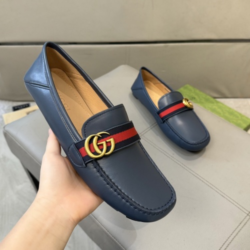 Replica Gucci Oxfords Shoes For Men #1257463 $85.00 USD for Wholesale