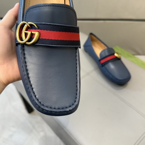 Replica Gucci Oxfords Shoes For Men #1257463 $85.00 USD for Wholesale