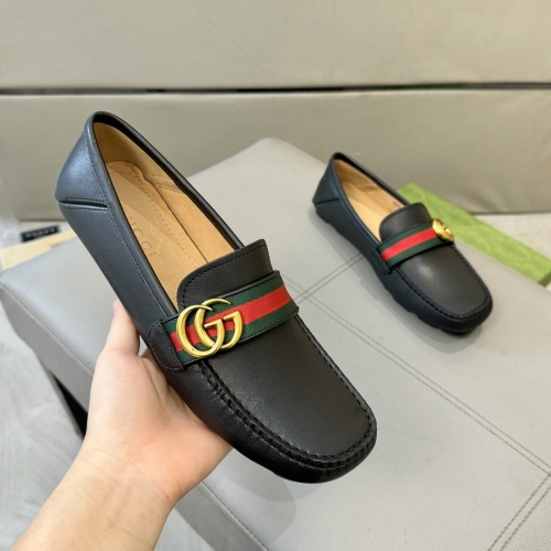 Replica Gucci Oxfords Shoes For Men #1257464 $85.00 USD for Wholesale