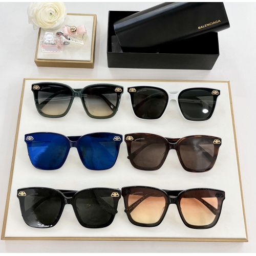 Replica Balenciaga AAA Quality Sunglasses #1257476 $60.00 USD for Wholesale