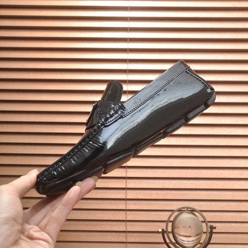 Replica Prada Leather Shoes For Men #1257519 $80.00 USD for Wholesale