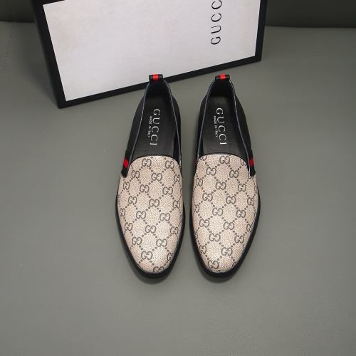 Replica Gucci Oxfords Shoes For Men #1257520 $72.00 USD for Wholesale