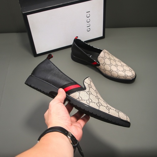 Replica Gucci Oxfords Shoes For Men #1257520 $72.00 USD for Wholesale