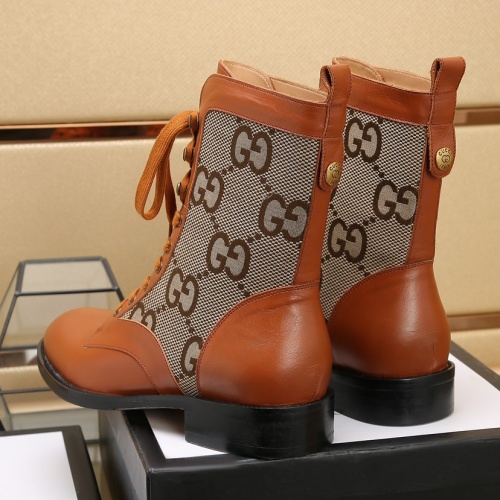 Replica Gucci Boots For Men #1257521 $118.00 USD for Wholesale