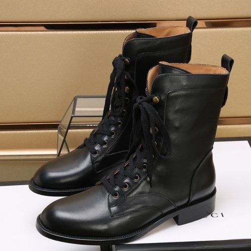 Wholesale Gucci Boots For Men #1257522 $118.00 USD, Wholesale Quality Replica Gucci Boots