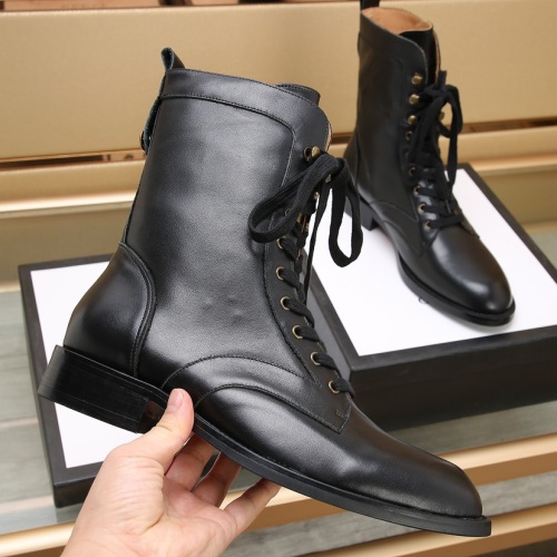 Replica Gucci Boots For Men #1257522 $118.00 USD for Wholesale