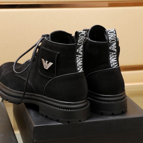 Replica Armani Boots For Men #1257523 $96.00 USD for Wholesale