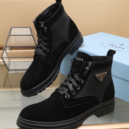 Wholesale Prada Boots For Men #1257527 $96.00 USD, Wholesale Quality Replica Prada Boots