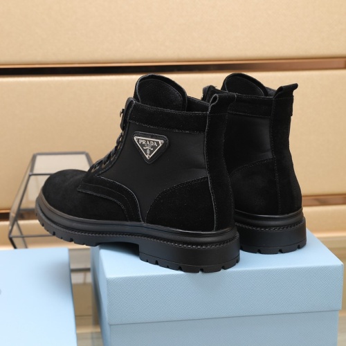 Replica Prada Boots For Men #1257527 $96.00 USD for Wholesale