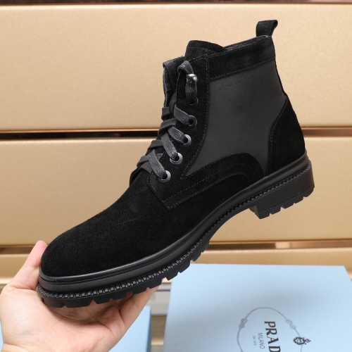 Replica Prada Boots For Men #1257527 $96.00 USD for Wholesale