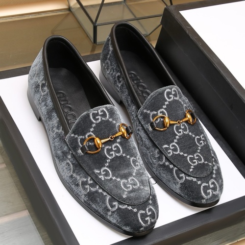 Replica Gucci Oxfords Shoes For Men #1257537 $98.00 USD for Wholesale