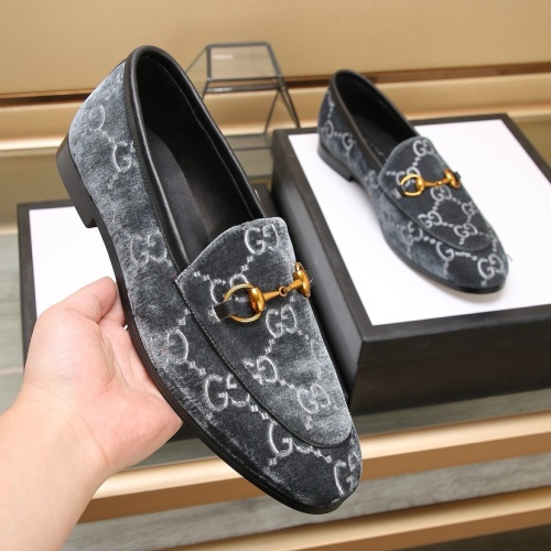 Replica Gucci Oxfords Shoes For Men #1257537 $98.00 USD for Wholesale