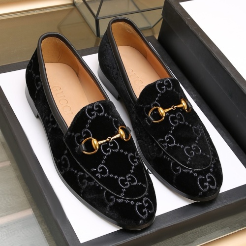 Replica Gucci Oxfords Shoes For Men #1257538 $98.00 USD for Wholesale