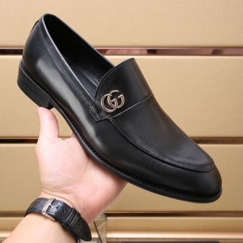 Replica Gucci Oxfords Shoes For Men #1257539 $92.00 USD for Wholesale