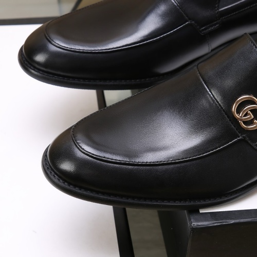 Replica Gucci Oxfords Shoes For Men #1257539 $92.00 USD for Wholesale