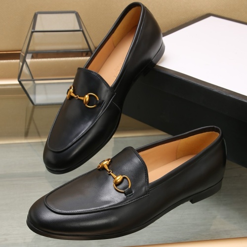 Wholesale Gucci Oxfords Shoes For Men #1257540 $98.00 USD, Wholesale Quality Replica Gucci Oxfords Shoes