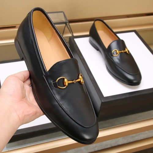 Replica Gucci Oxfords Shoes For Men #1257540 $98.00 USD for Wholesale