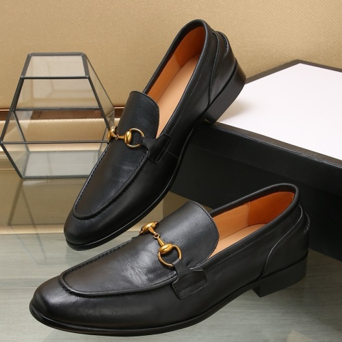 Wholesale Gucci Oxfords Shoes For Men #1257541 $98.00 USD, Wholesale Quality Replica Gucci Oxfords Shoes