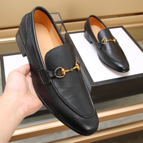 Replica Gucci Oxfords Shoes For Men #1257541 $98.00 USD for Wholesale