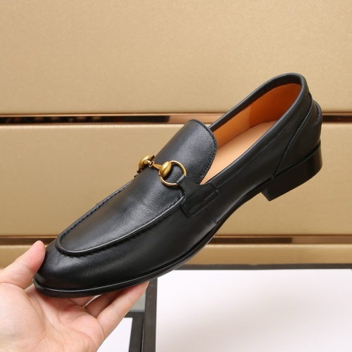 Replica Gucci Oxfords Shoes For Men #1257541 $98.00 USD for Wholesale